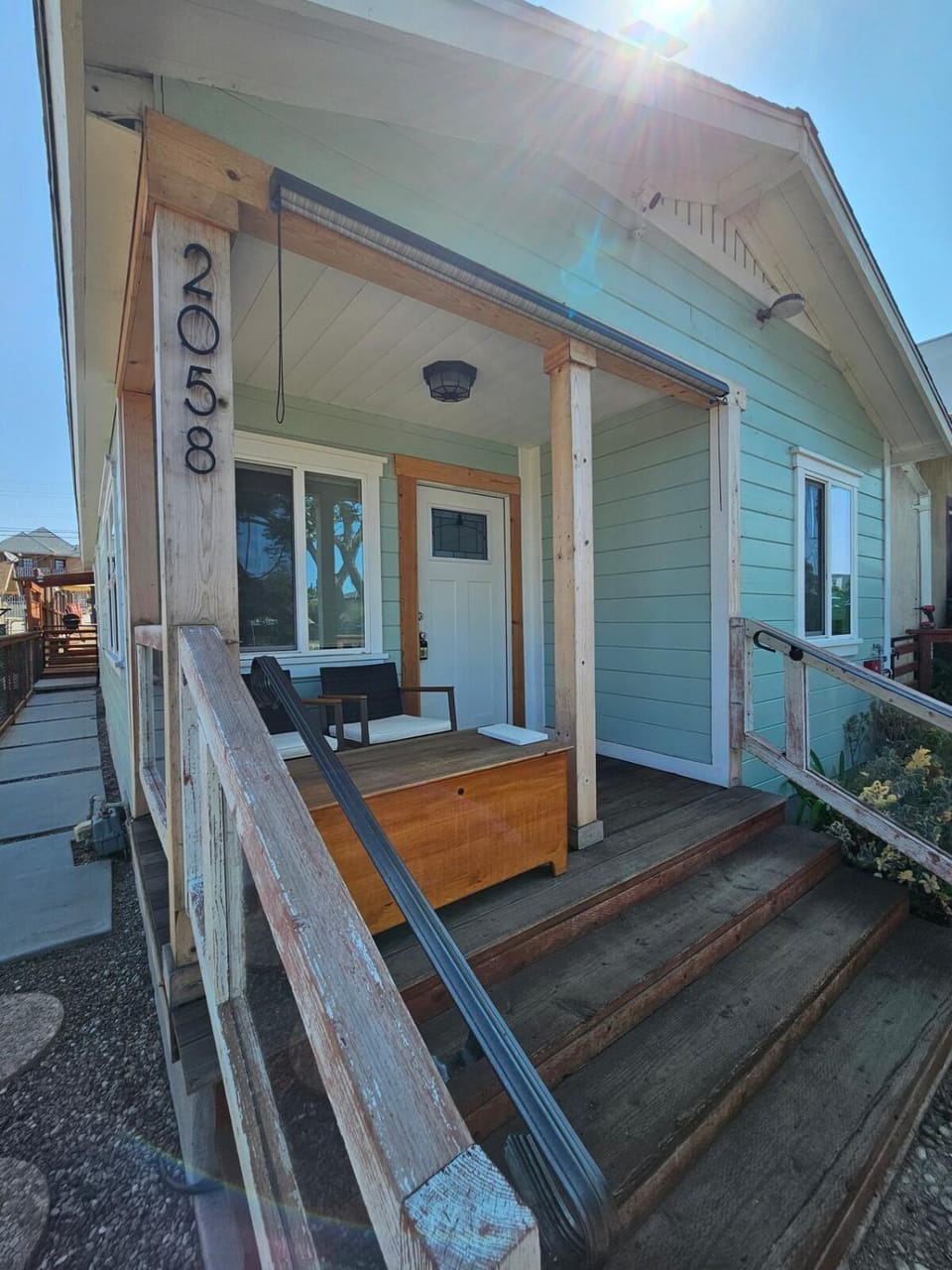 Property building, Patio