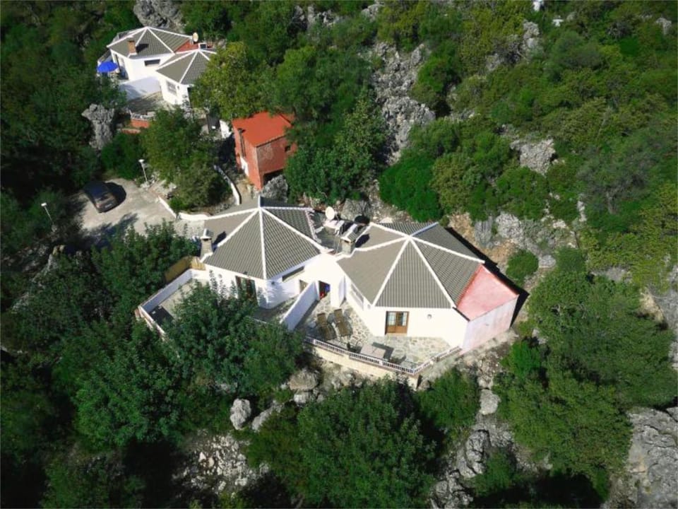 Property building, Natural landscape, Bird's eye view