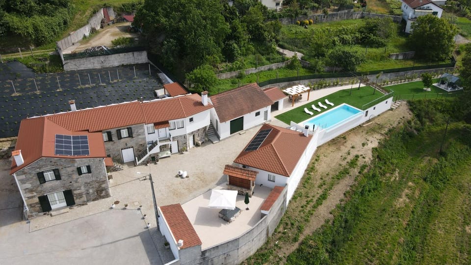 Property building, Natural landscape, Bird's eye view