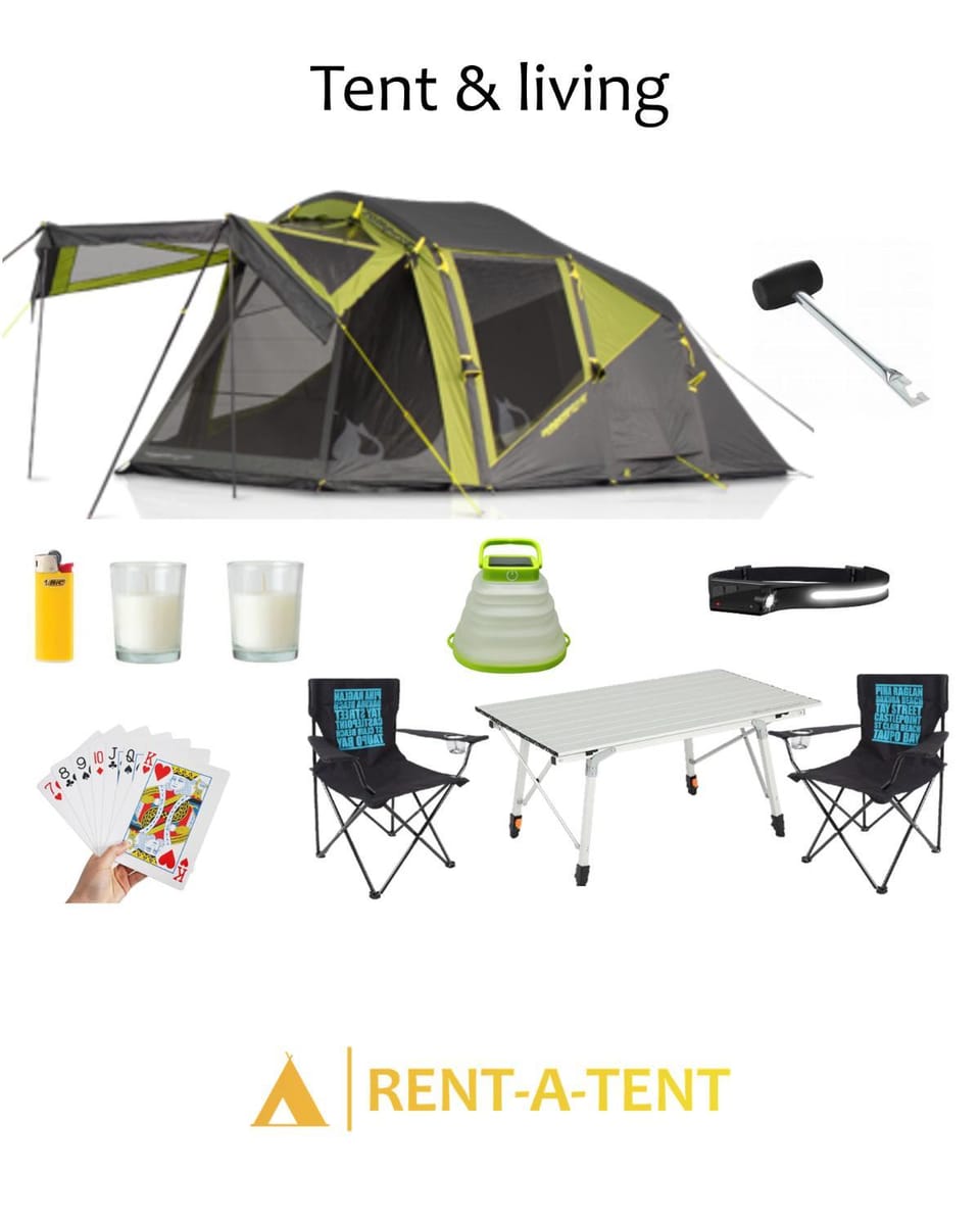 Living room, Text overlay