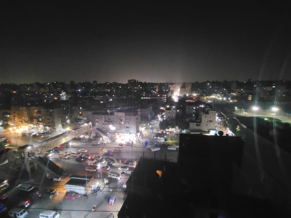 Night, Neighbourhood, Bird's eye view, City view, Street view, Location, Parking