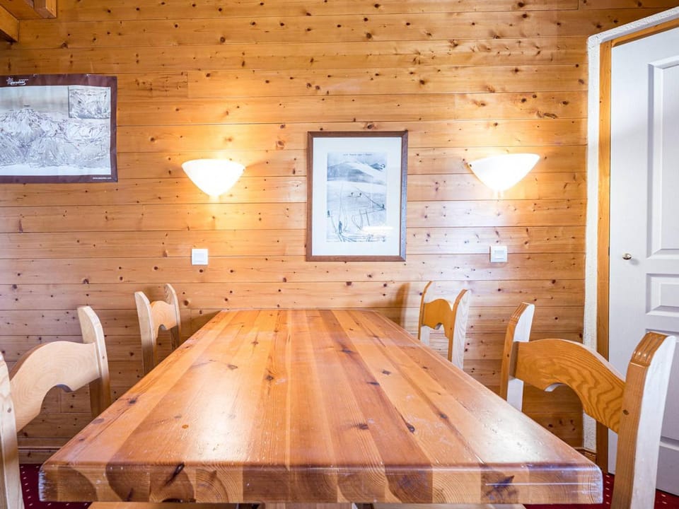 Charmant appartement 4 pers avec mezzanine, proche pistes à Plagne Villages Apartment in Mâcot-la-Plagne