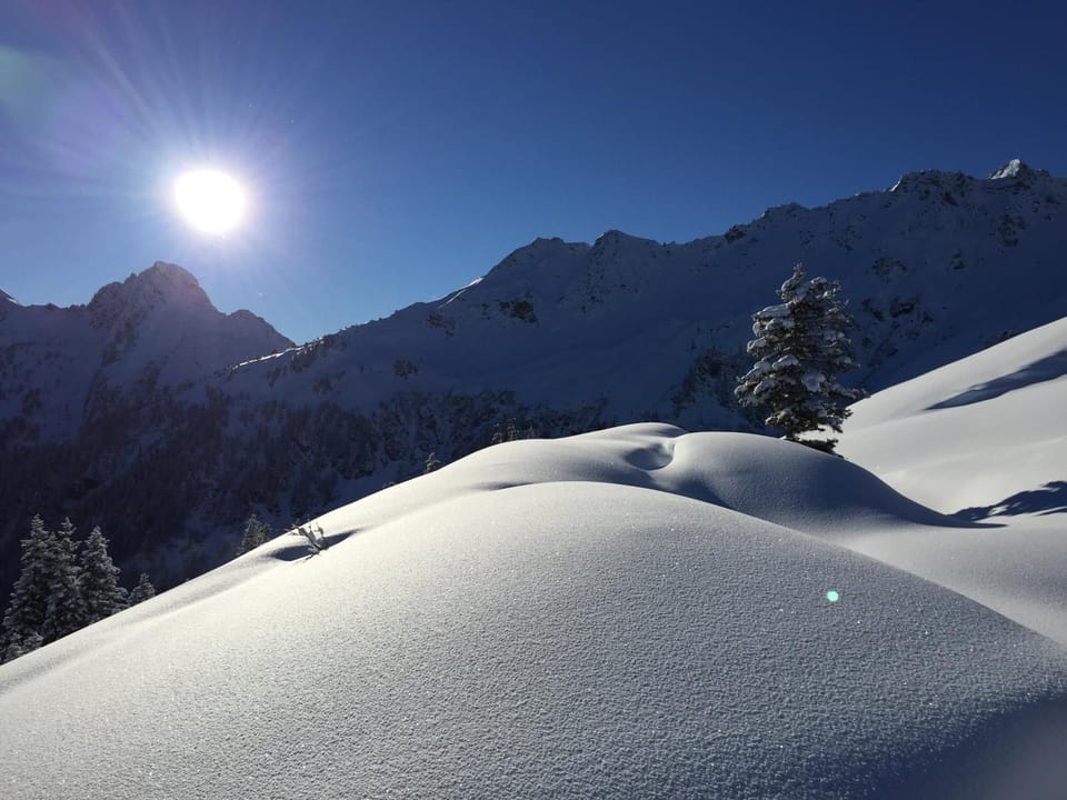 Day, Natural landscape, Winter, Skiing