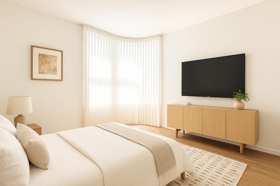 Communal lounge/ TV room, TV and multimedia, Photo of the whole room, Bedroom