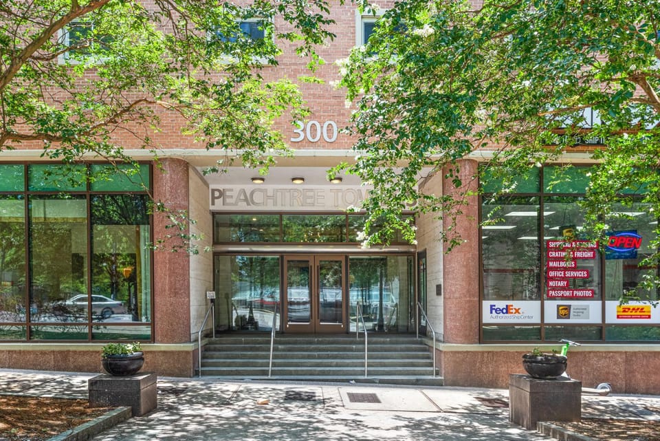 Property building, Facade/entrance, Day, Lobby or reception