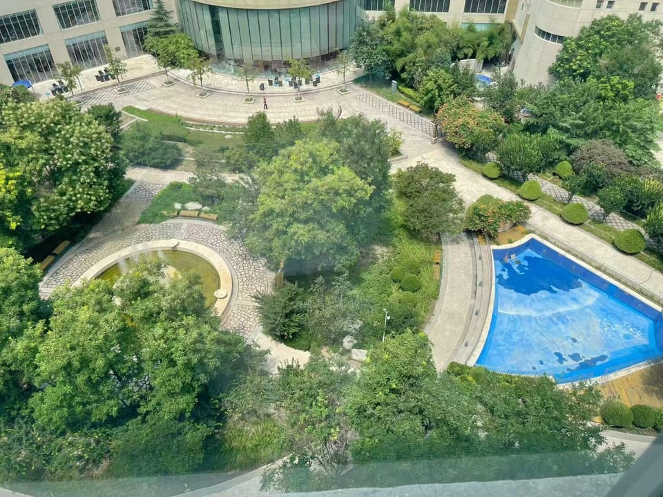 Property building, Garden view