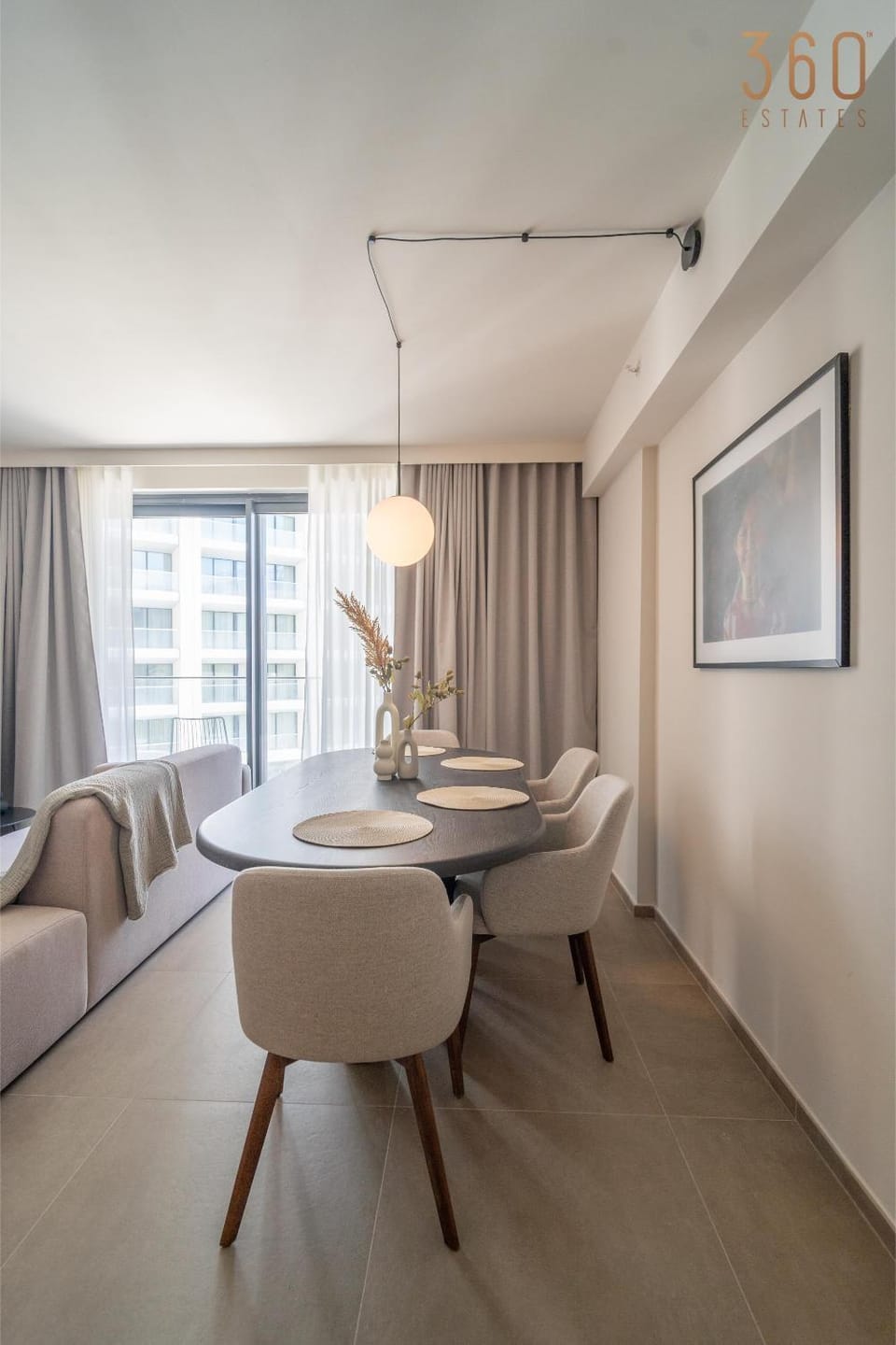 Living room, Seating area, Dining area