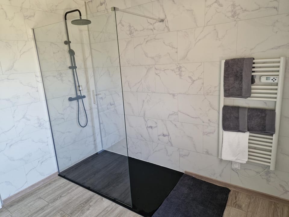 Shower, Bathroom, towels