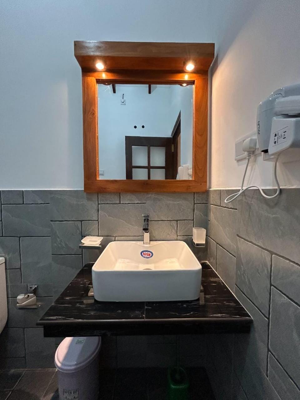 Bathroom, hair dryier