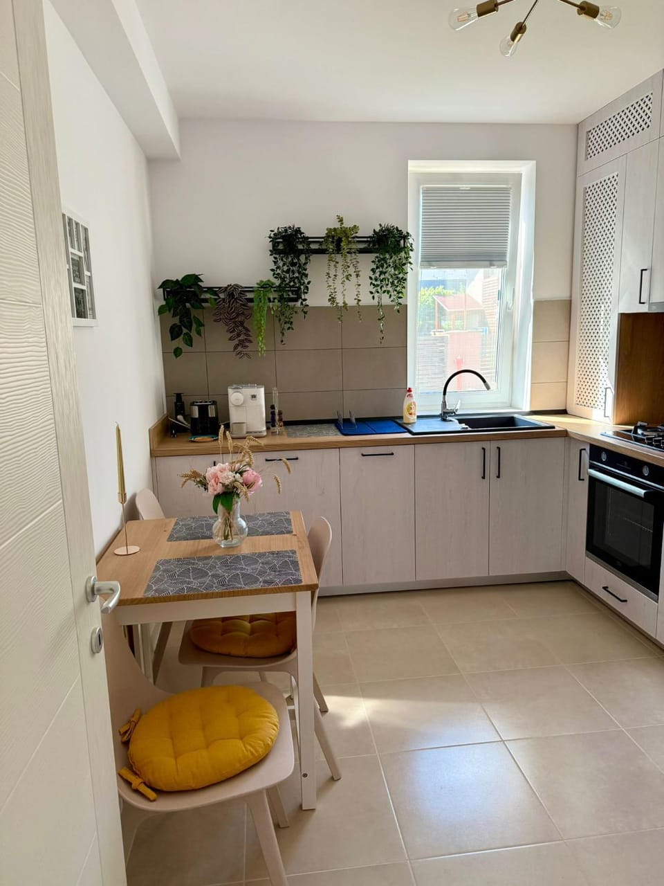 Kitchen or kitchenette, Dining area, dishwasher, oven, stove