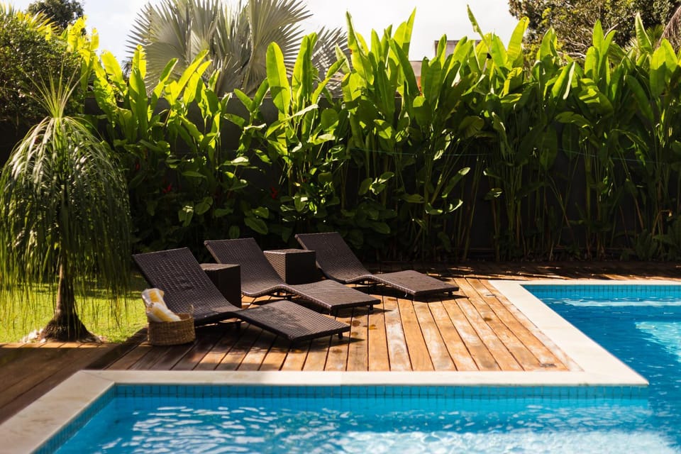 Garden, Swimming pool, sunbed