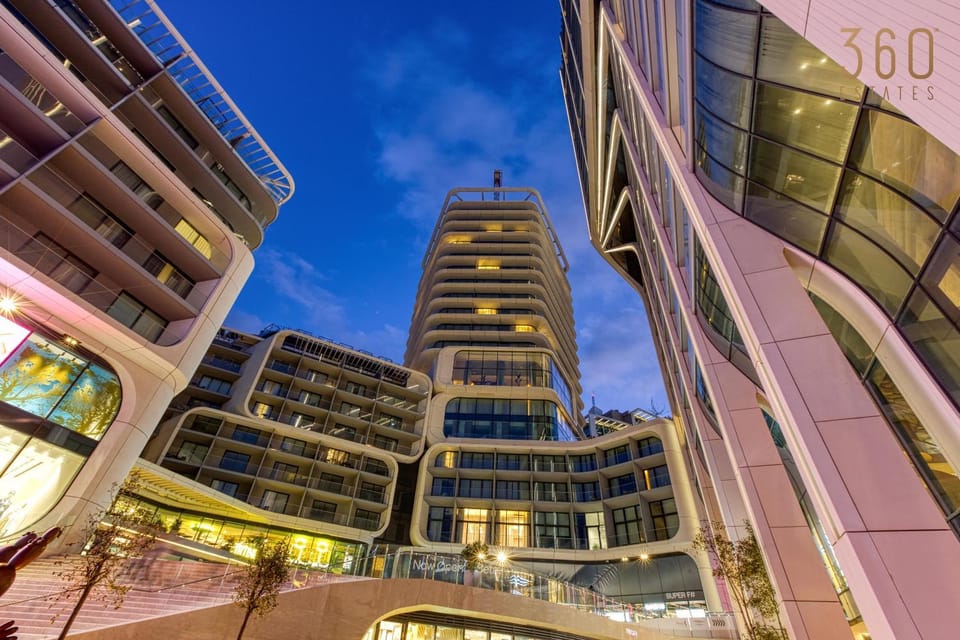 Property building, Night, City view