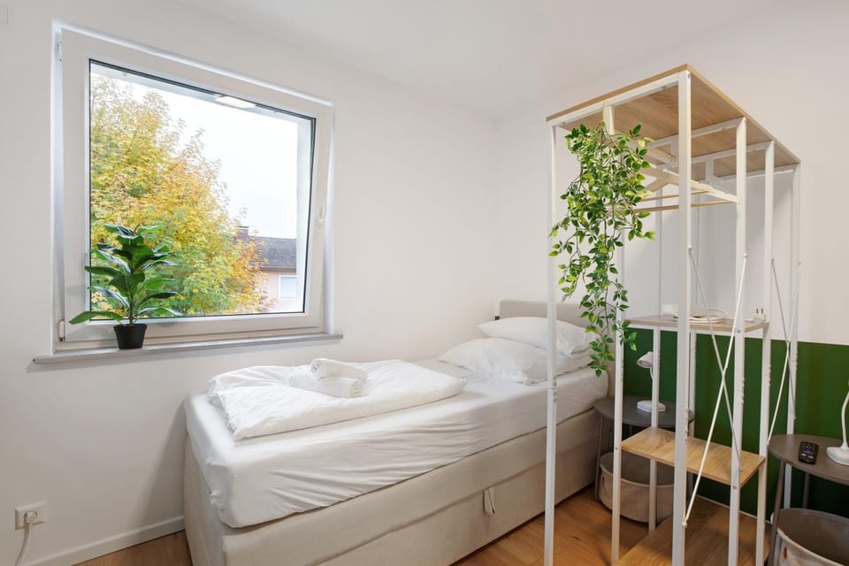 Property building, Living room, Bedroom