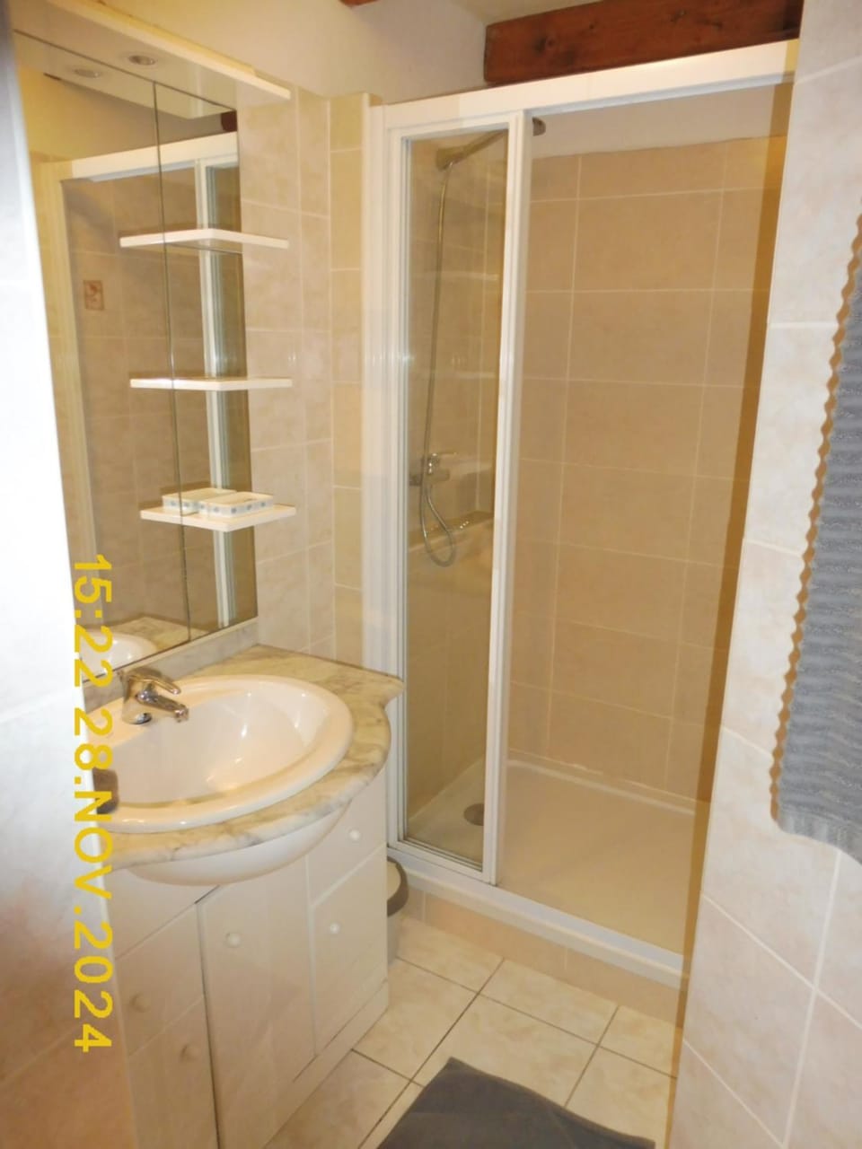 Shower, Bathroom, towels