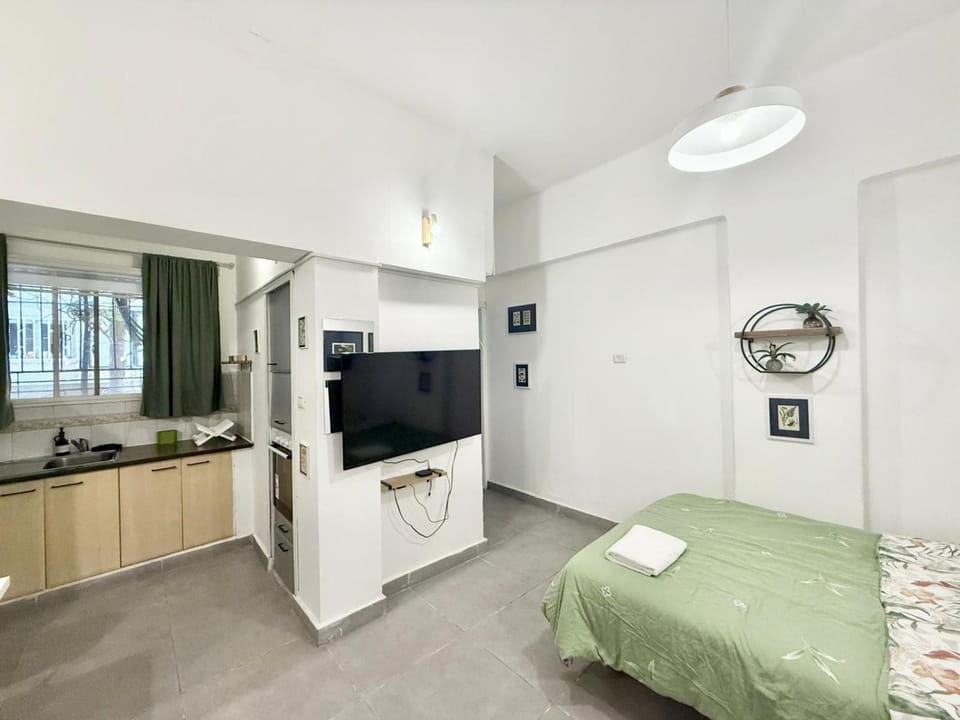 Bed, TV and multimedia, Kitchen or kitchenette, Photo of the whole room, Bedroom