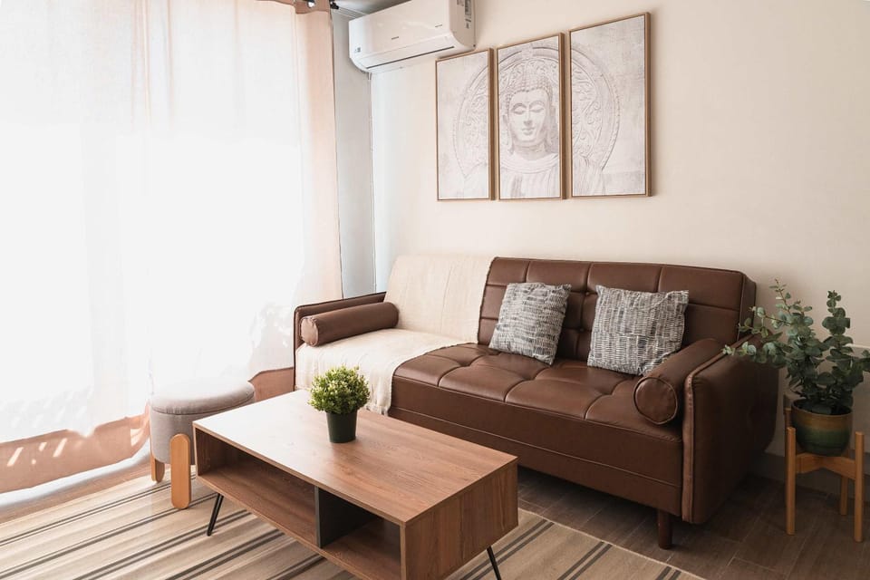 Living room, air conditioner