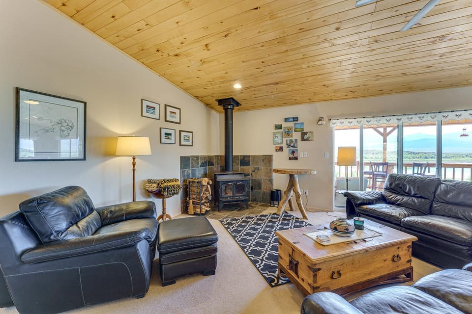 Walk to Lake: Scenic Southern Colorado Escape! House in Colorado