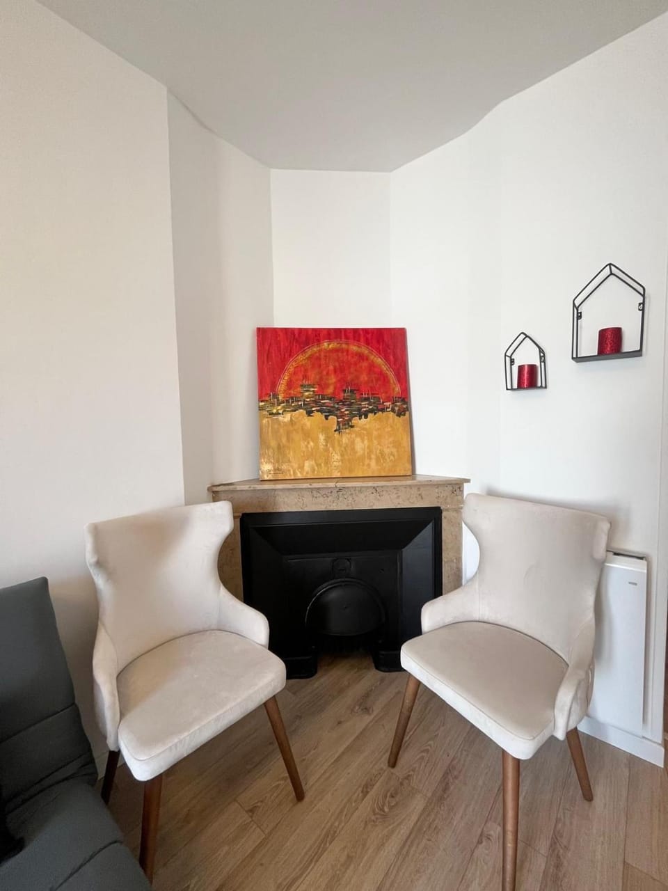 Living room, heating, air conditioner