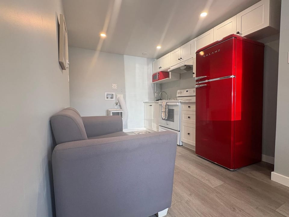 Kitchen or kitchenette, Living room, Seating area, oven