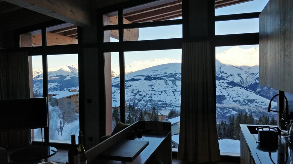 Natural landscape, Winter, Mountain view