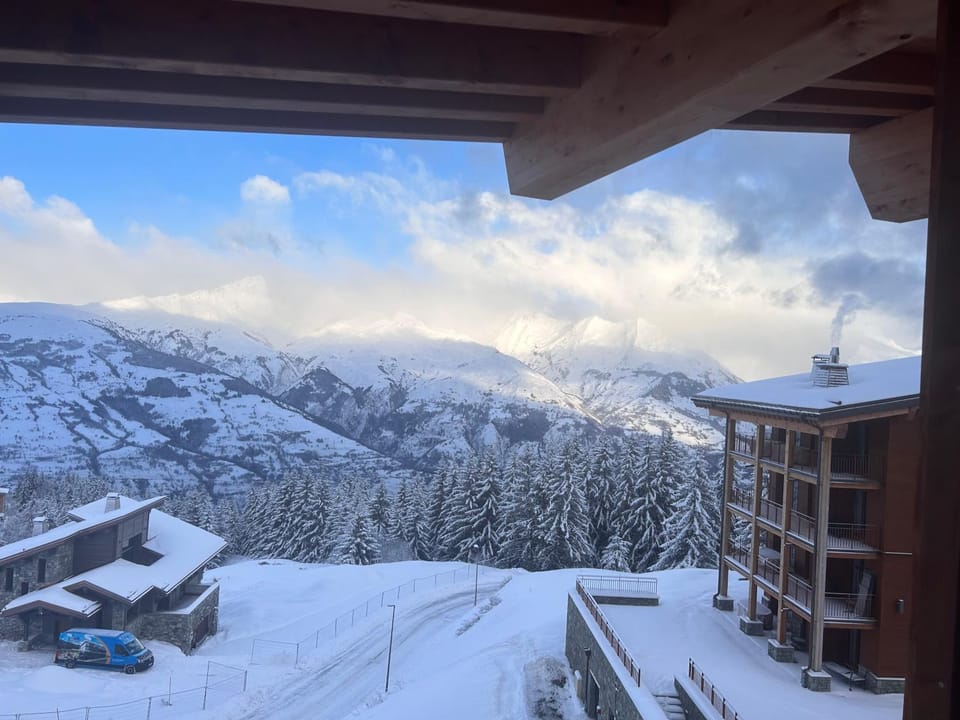 Day, Natural landscape, Winter, Mountain view