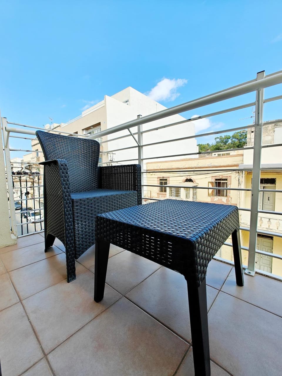Property building, Day, View (from property/room), Balcony/Terrace, Seating area