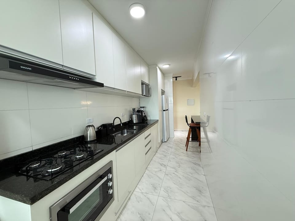 Lindo Apartamento vista mar, 2 dormitórios com suite, próximo a prefeitura praia grande Apartment in State of São Paulo