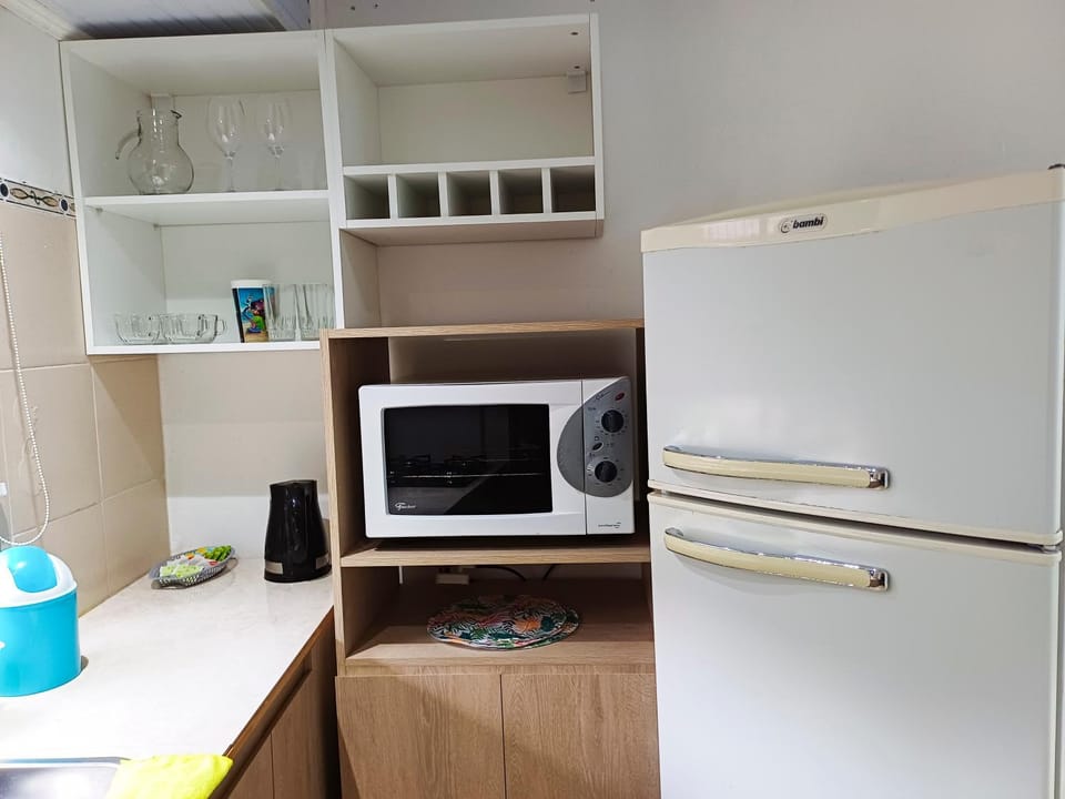 Kitchen or kitchenette, oven, wardrobe