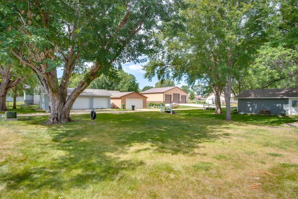 Quiet Rock Rapids Home w/ Deck & Large Yard House in Iowa