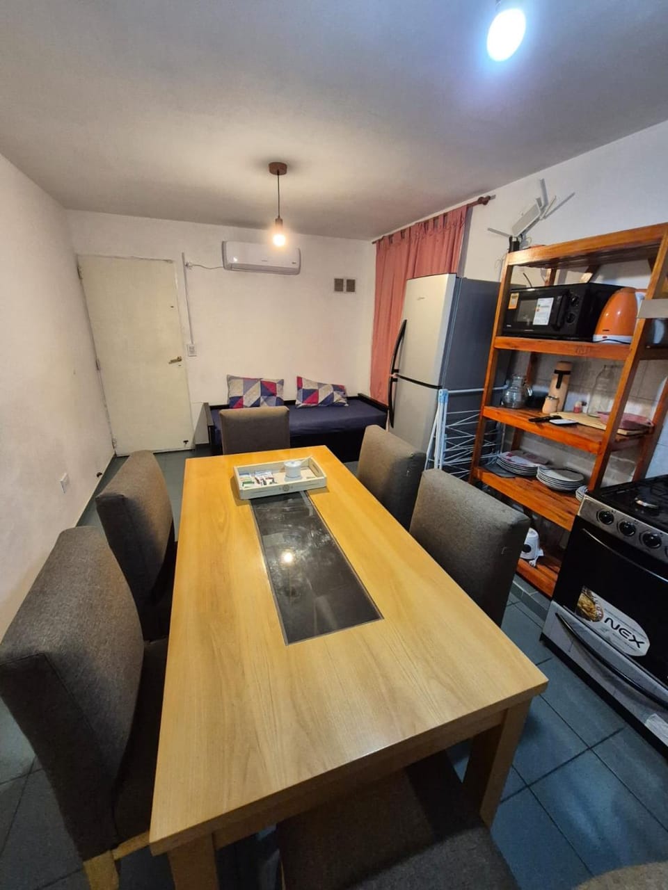 Kitchen or kitchenette, Living room, Dining area