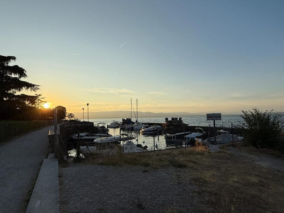 Lake view, Sunset