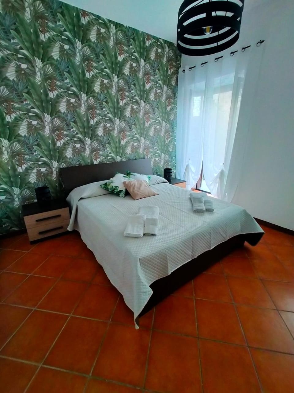 Property building, Bed, Bedroom, towels