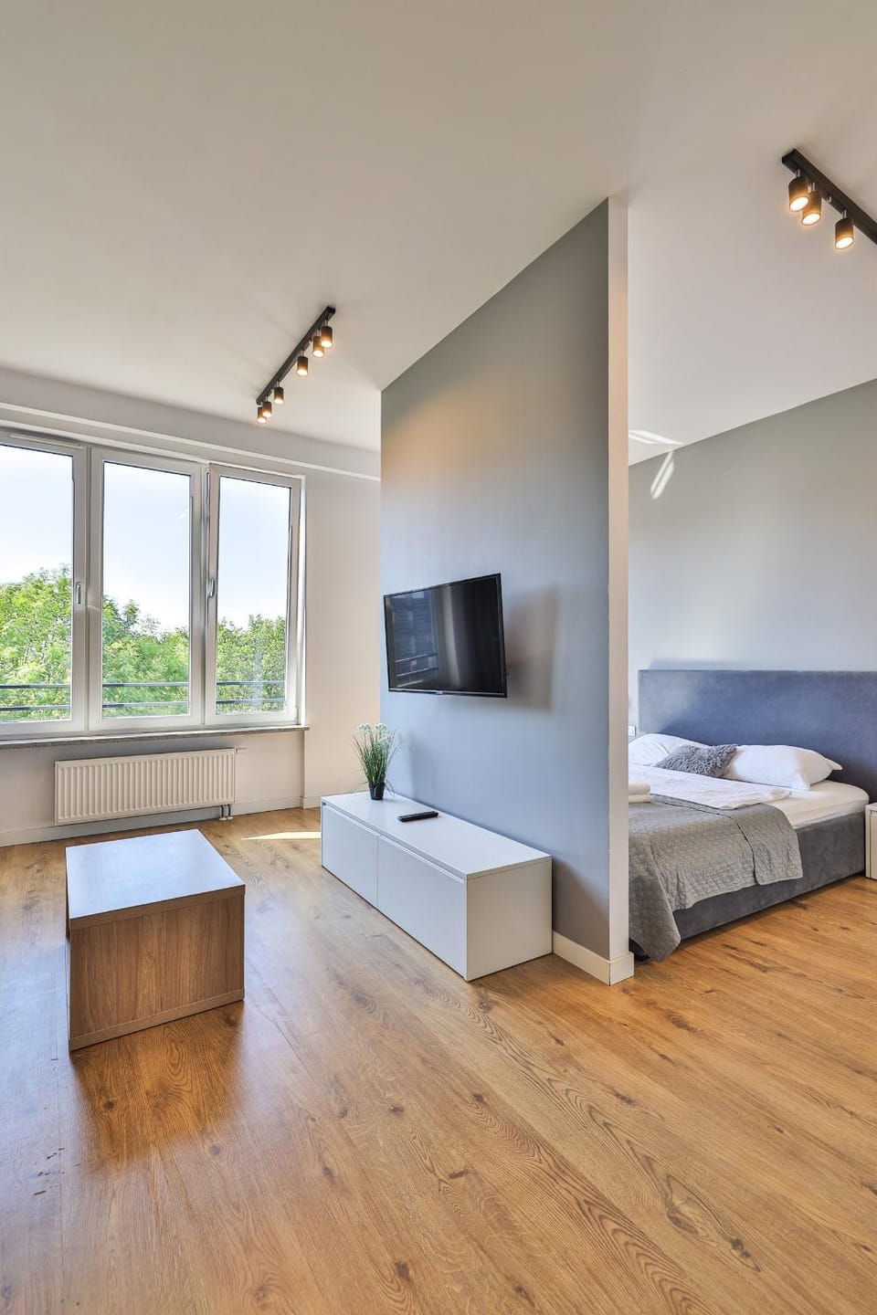 Bed, TV and multimedia