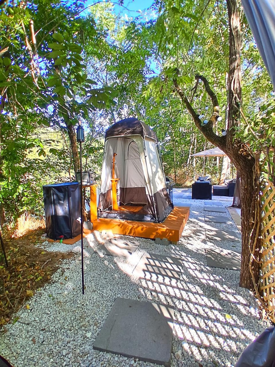 Starlit Riverfront Glamping Suite AC, WiFi, Games Luxury tent in Maryland