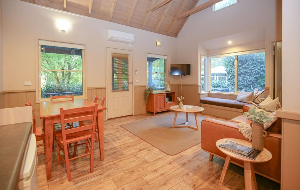 TV and multimedia, Living room, Photo of the whole room, Seating area, Dining area, heating, air conditioner