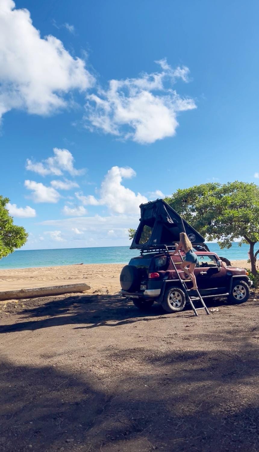 Island Style Rooftop Camper fully equipped Fj Cruiser Campground/ 
RV Resort in Anahola