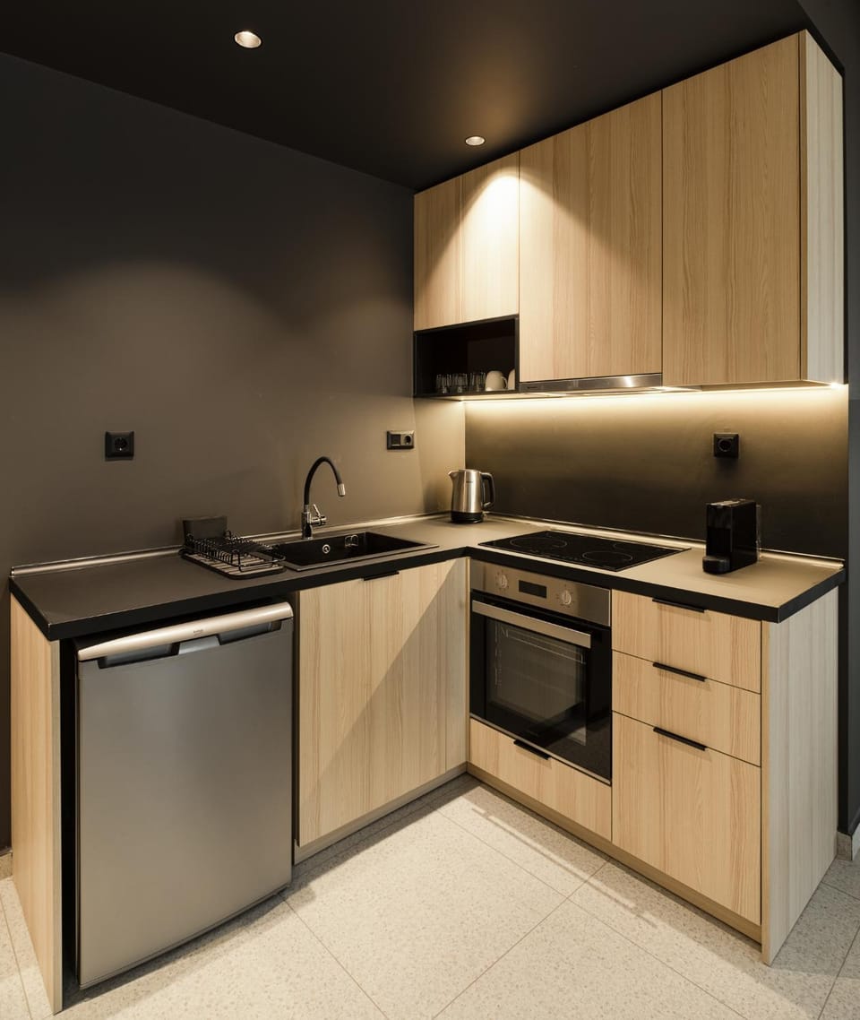 Kitchen or kitchenette, kitchen