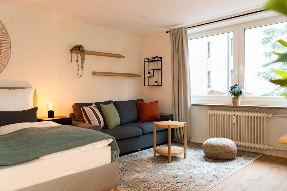 Living room, Seating area, Bedroom