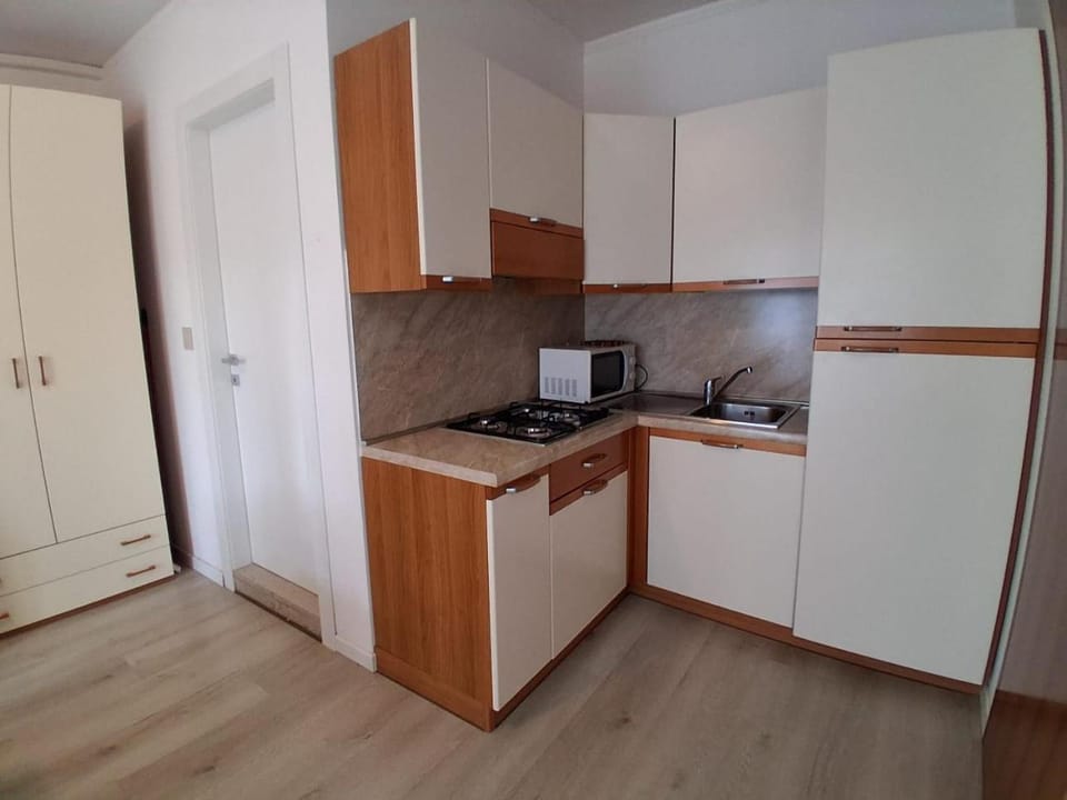 Kitchen or kitchenette, microwave, pet friendly, stove