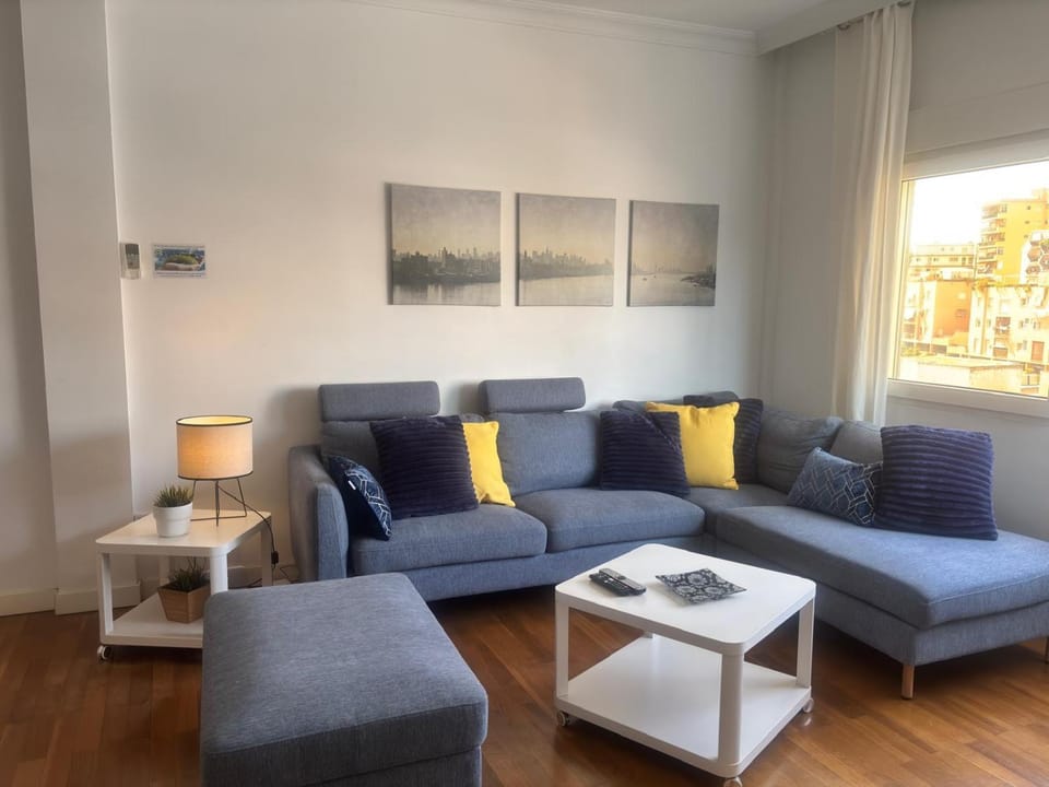 Living room, City view
