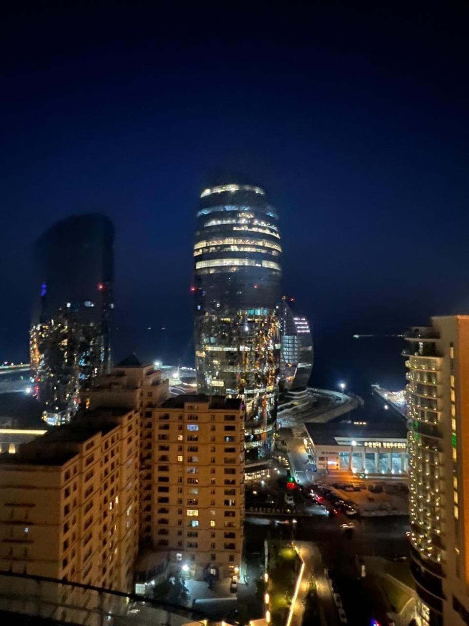 Night, Bird's eye view, City view