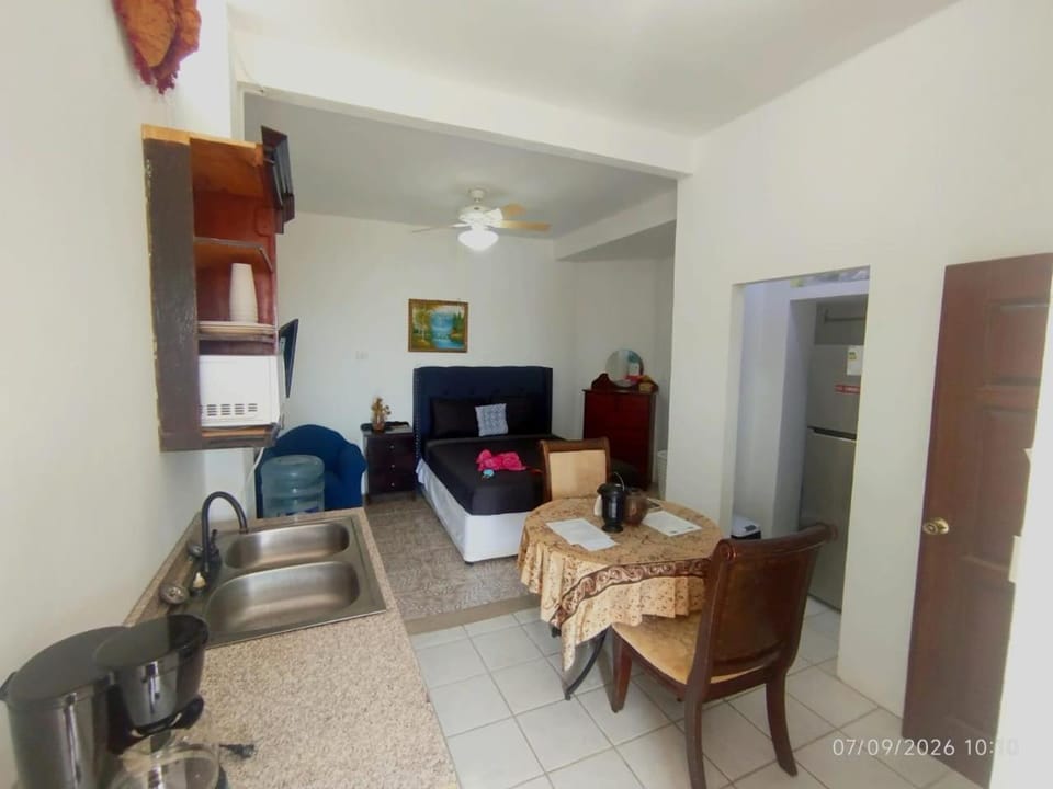 See Belize SUNRISE Sea View Studio with Pool & Deck, 1st Floor Apartment in Belize District