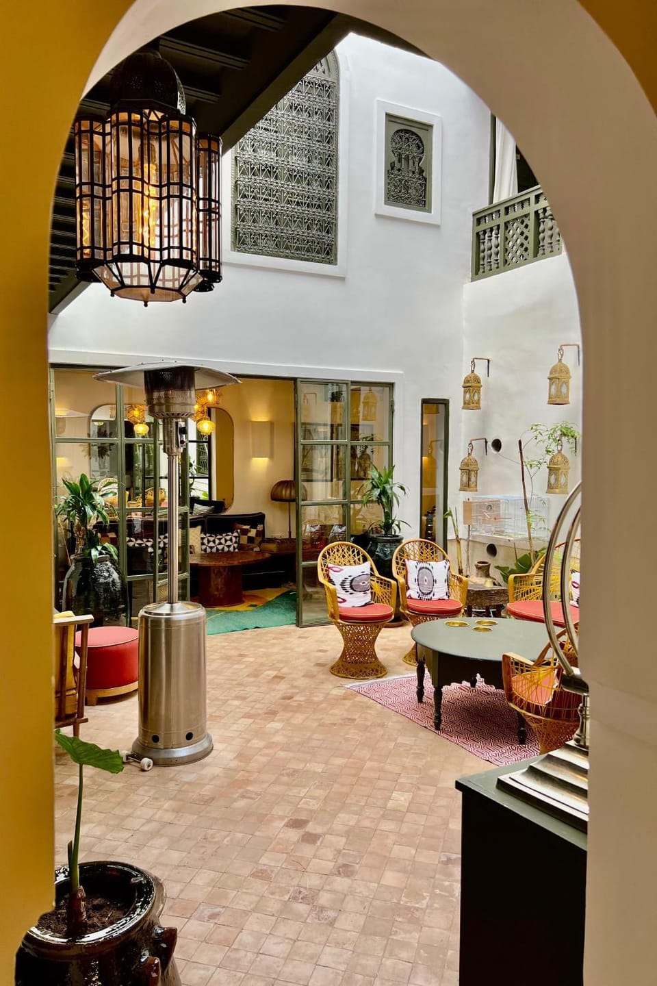 Patio, Living room, Seating area