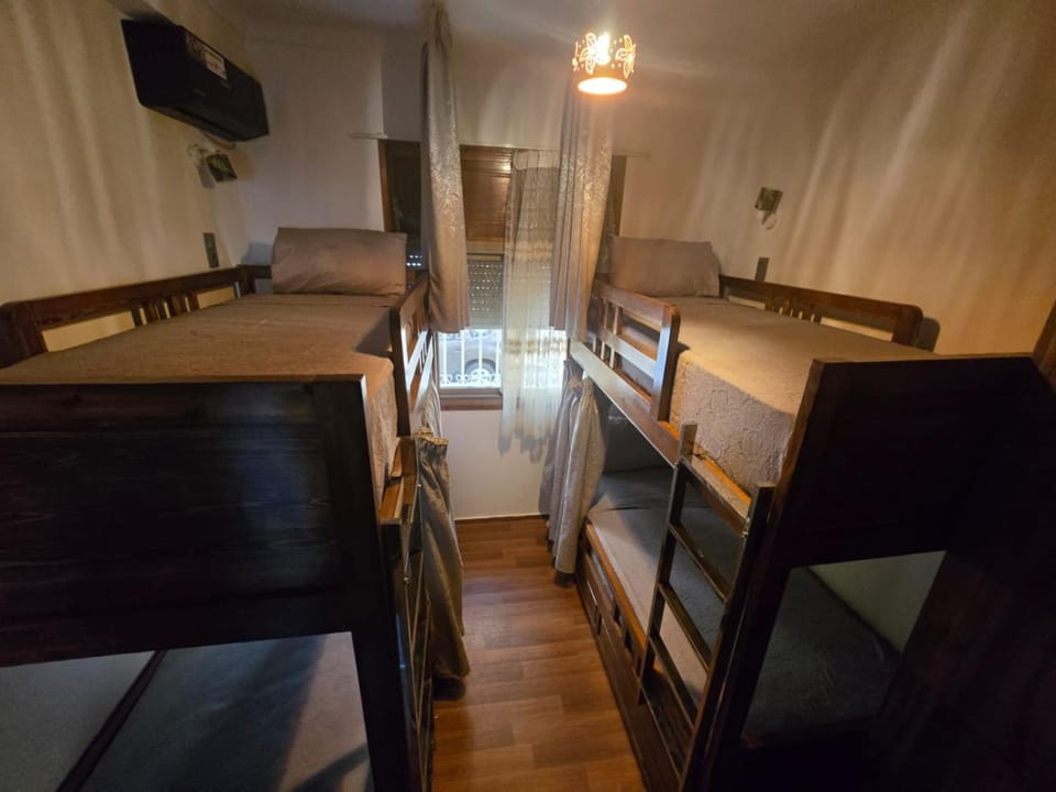 Bed, Bedroom, bunk bed, wardrobe, air conditioner