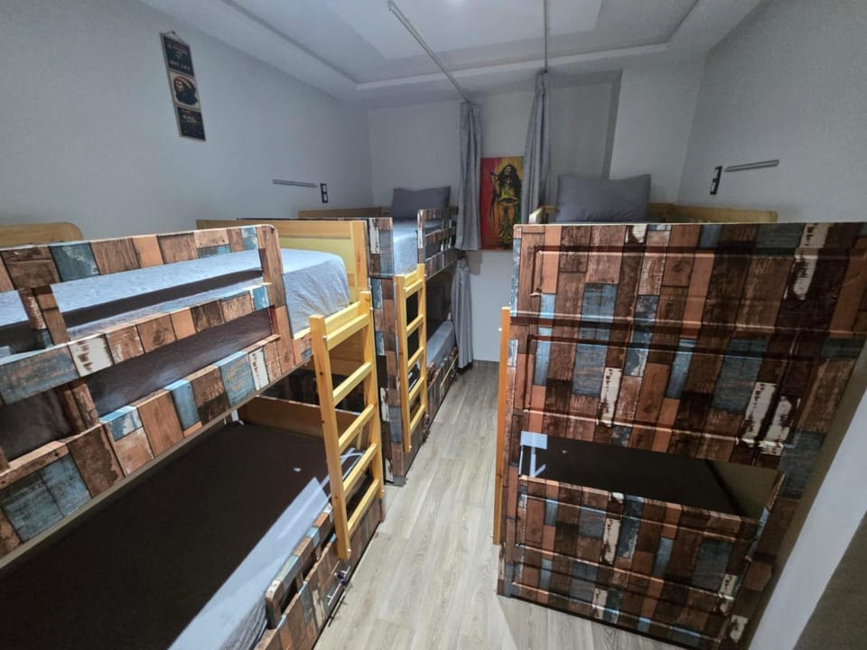 Bed, bunk bed, air conditioner