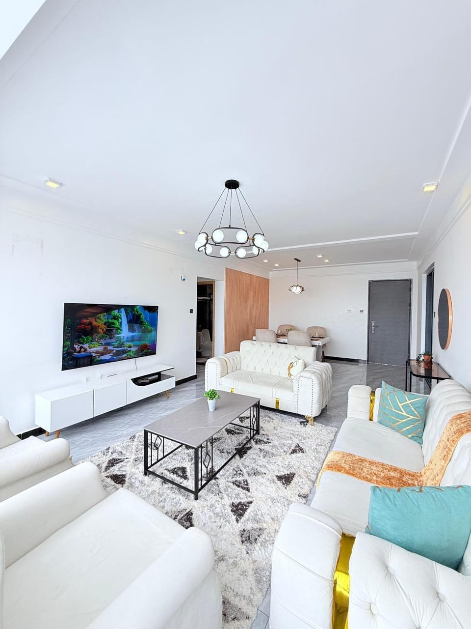 modern executive three bedroom apartment which features a swimming pool, state of the art fully equipped gym and all modern unmatched luxurious facilities which offfers luxury lifestyle Apartment in Nairobi