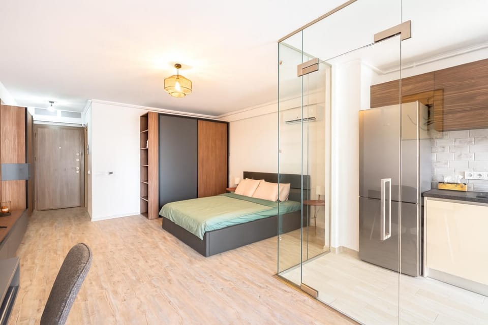 Kitchen or kitchenette, Photo of the whole room, Bedroom, wardrobe