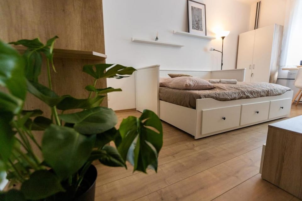 Bed, Living room