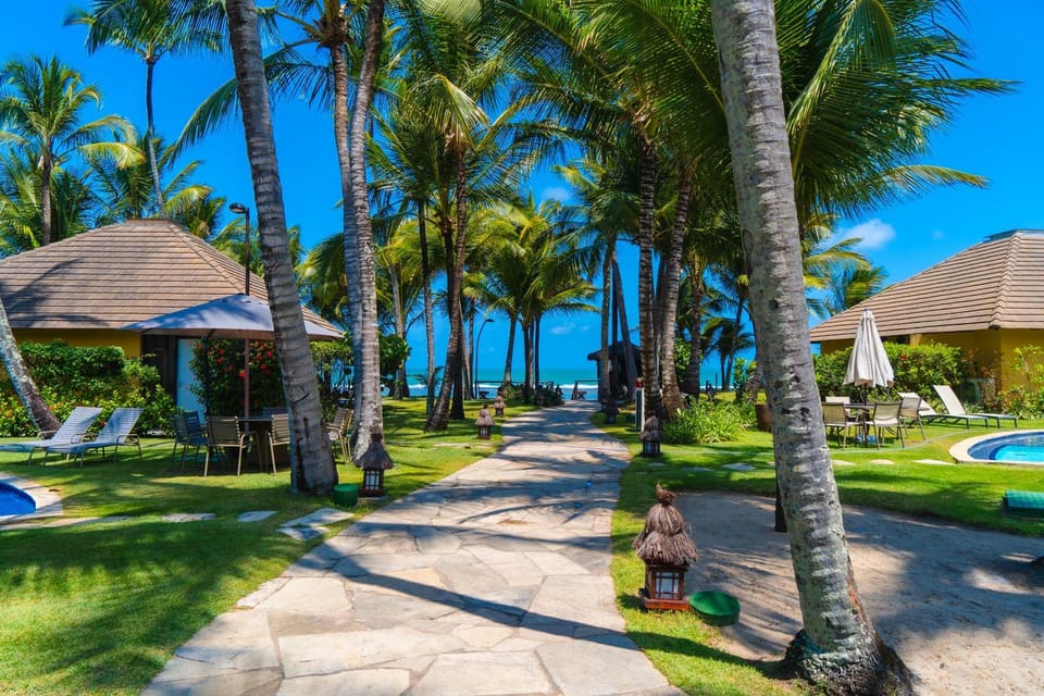 Garden, Sea view