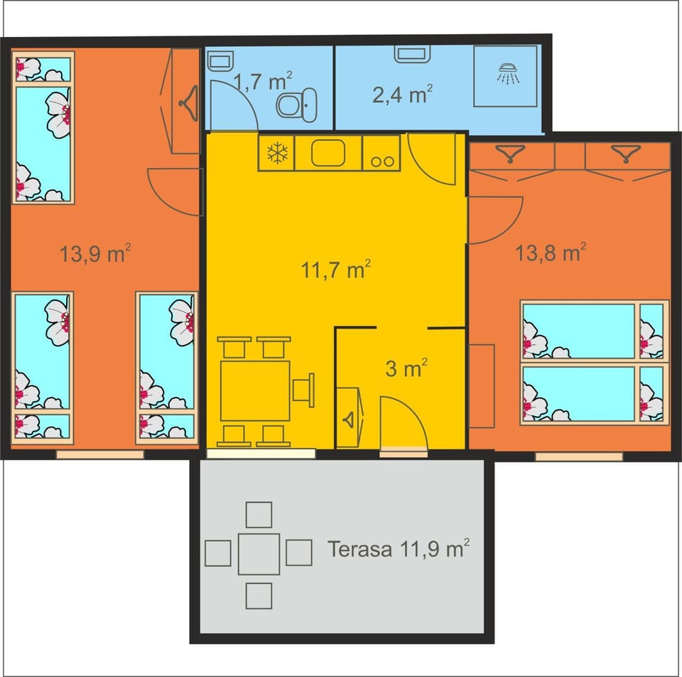 Apartmány Westend VADAŠ Apartment in Slovakia